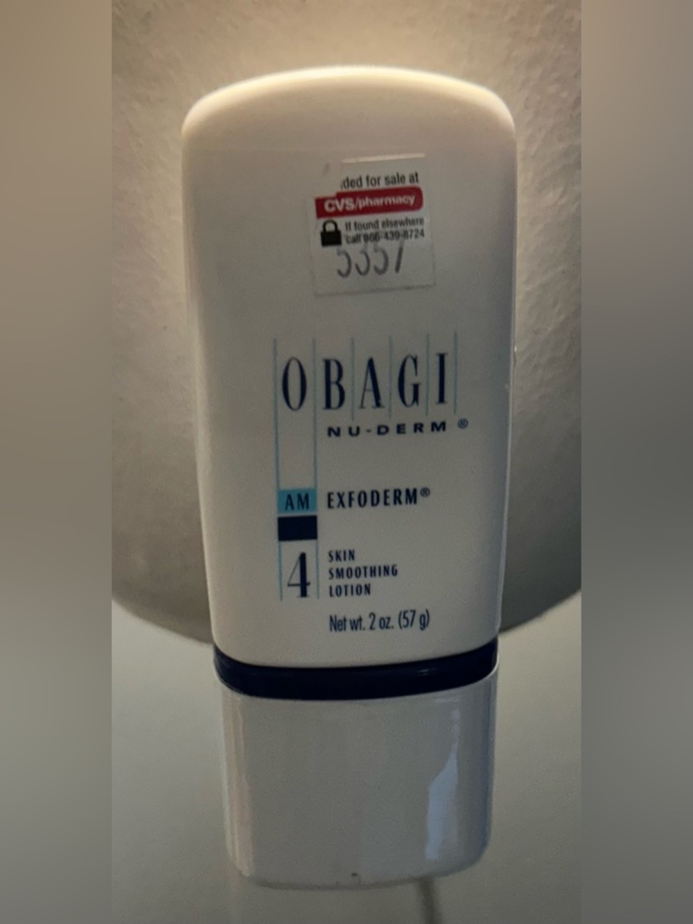 Obagi-Nu Derm Exfoderm AM #4 Skin Soothing Lotion 2oz -57g AHA Exfoliator NEW